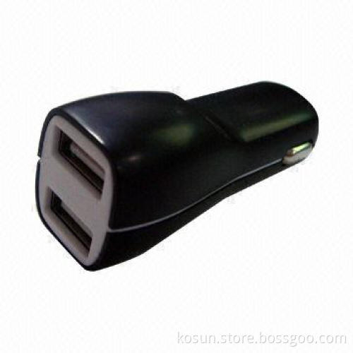 2 USB In-car Charger, Small Size and Smart Design
